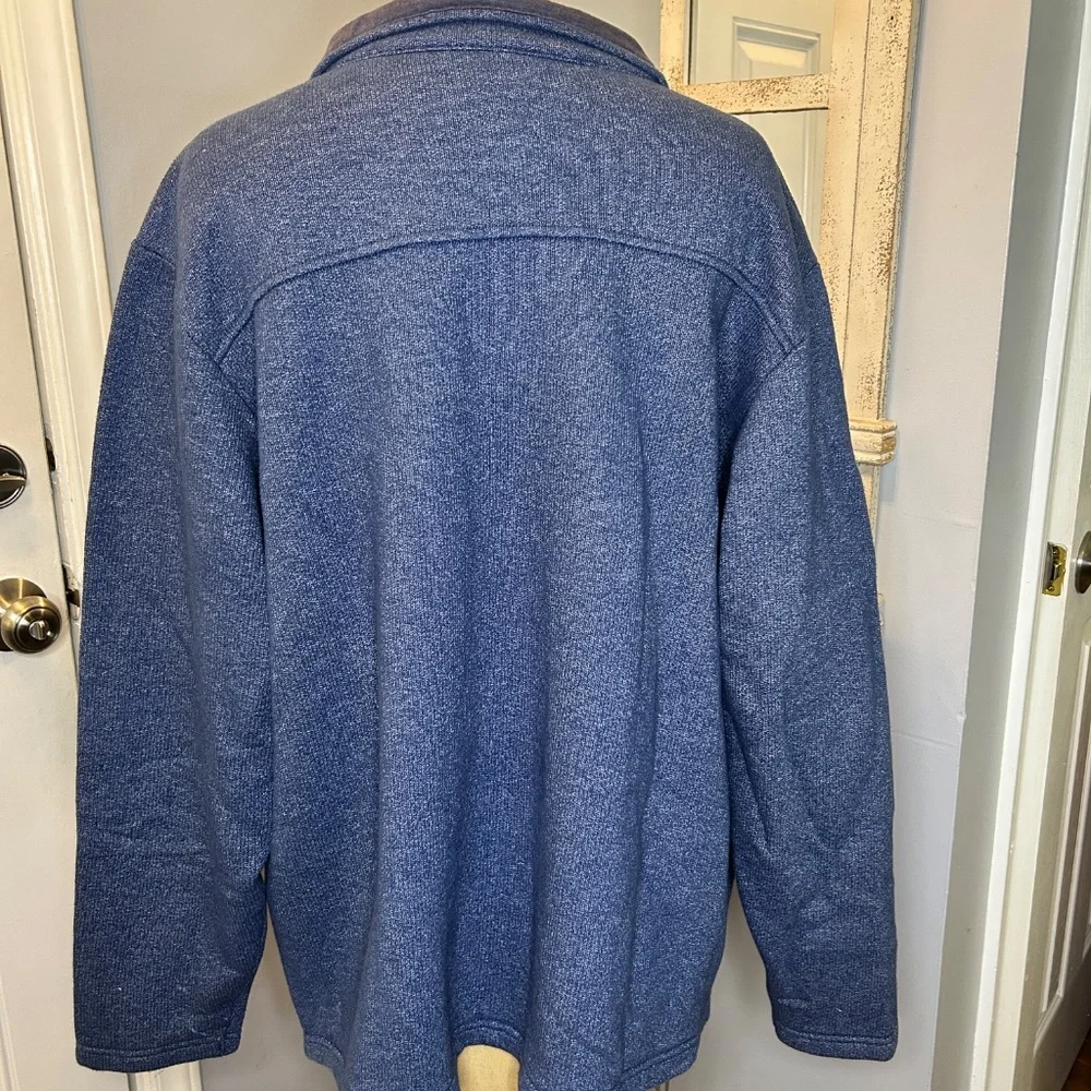 Columbia Men’s Blue Zip-Up Sweater‎ Size 2X BaseLayer